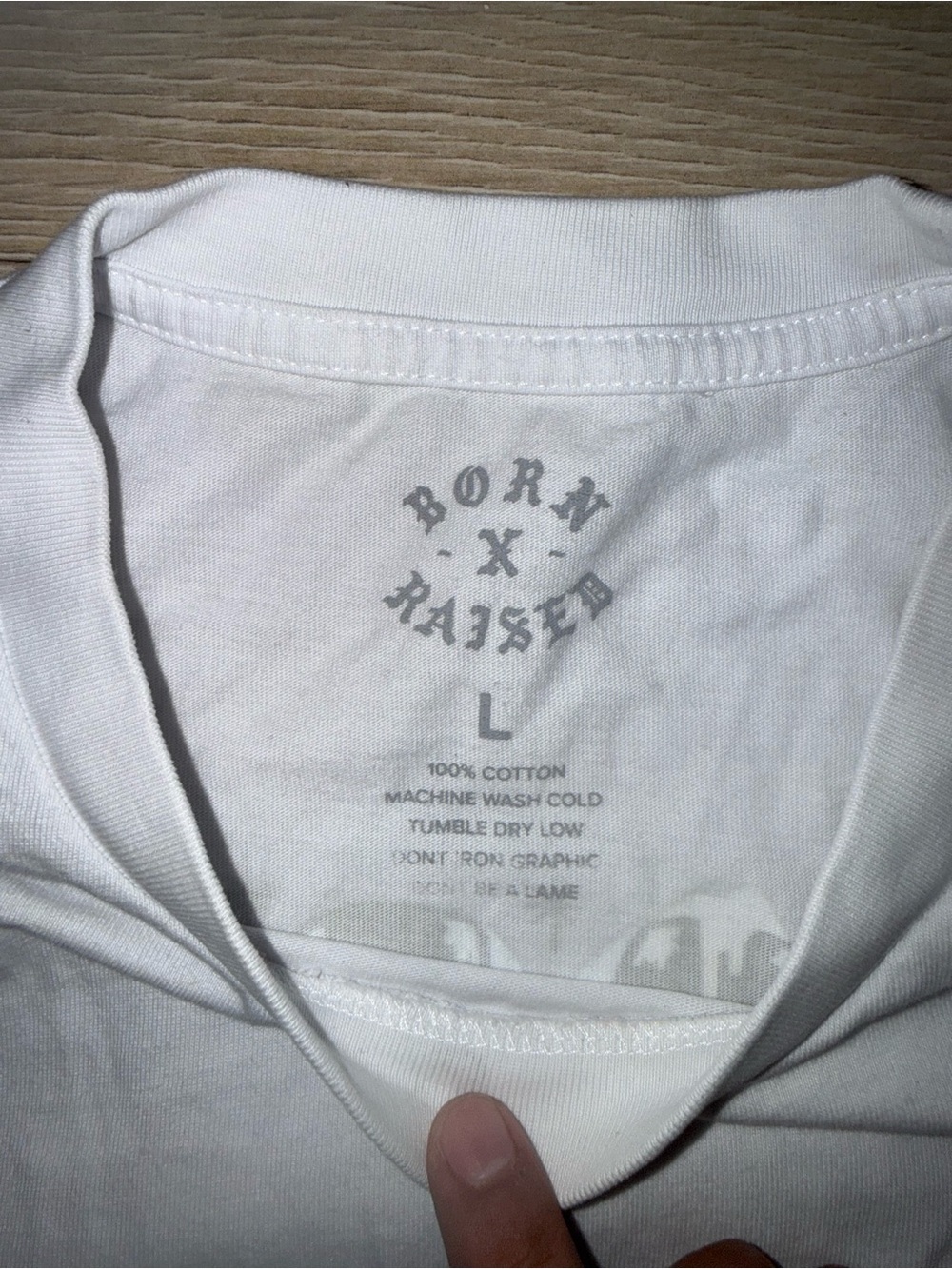 Born X Raised x Taco Bell White Tee - Picture 5 of 5